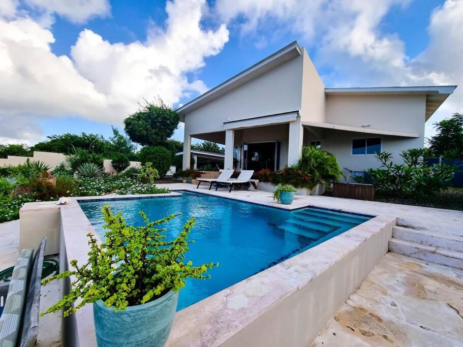 Villa With Pool And Sea View Fontein Екстериор снимка